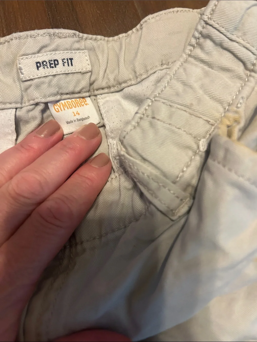 Gymboree Boys’ Shorts in Navy and Light Tan